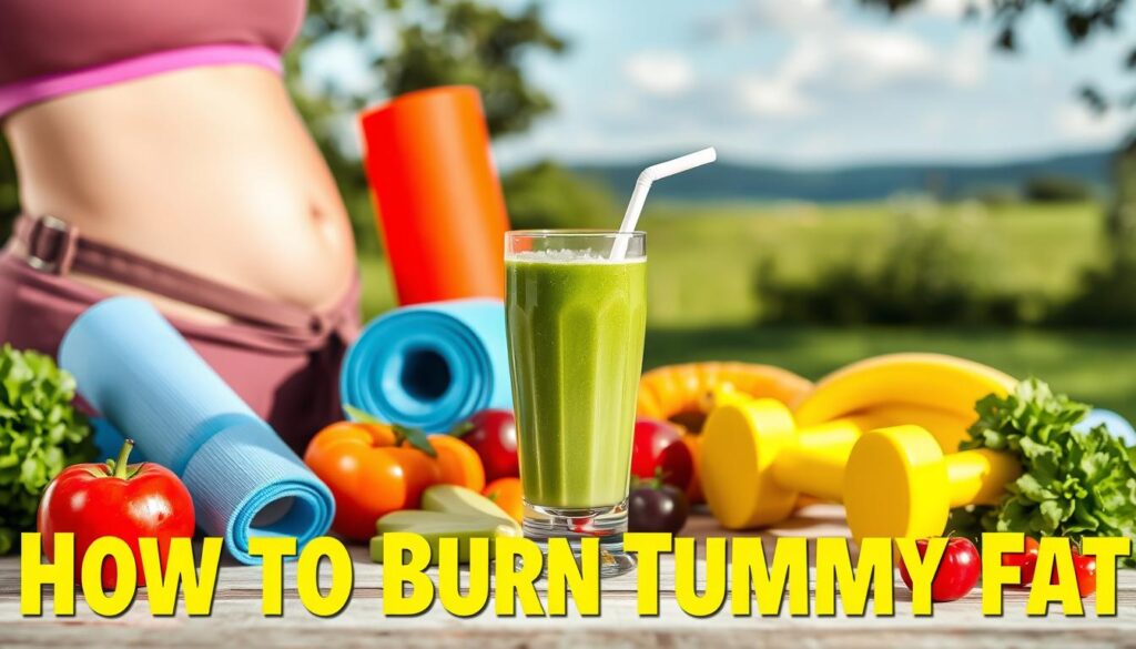 how to burn tummy fat